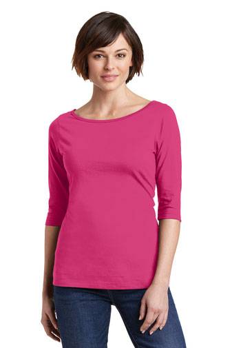 District ®  Women's Perfect Weight ®  3/4-Sleeve Tee. DM107L