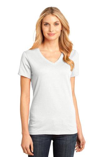 District ®  - Women's Perfect Weight ®  V-Neck Tee. DM1170L