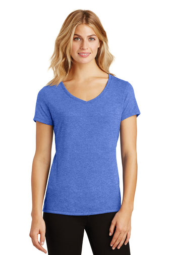 District ®  Women's Perfect Tri ®  V-Neck Tee. DM1350L