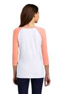 District ®  Women's Perfect Tri ®  3/4-Sleeve Raglan. DM136L