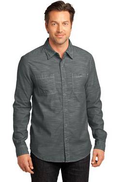 DISCONTINUED District Made® - Mens Long Sleeve Washed Woven Shirt. DM3800 DISCONTINUED District Made® - Mens Long Sleeve Washed Woven Shirt. DM3800