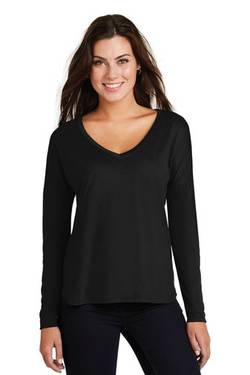 District ® Women's Drapey Long Sleeve Tee. DM413 District ® Women's Drapey Long Sleeve Tee. DM413