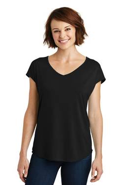 District ® Women's Drapey Cross-Back Tee. DM416 District ® Women's Drapey Cross-Back Tee. DM416