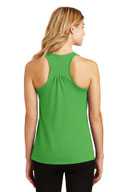 DISCONTINUED  District Made ®  Ladies 60/40 Gathered Racerback Tank. DM420
