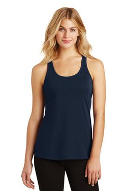 DISCONTINUED District Made ® Ladies 60/40 Gathered Racerback Tank. DM420 DISCONTINUED District Made ® Ladies 60/40 Gathered Racerback Tank. DM420