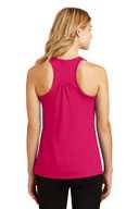 DISCONTINUED  District Made ®  Ladies 60/40 Gathered Racerback Tank. DM420