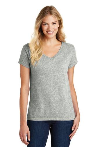 District  ®  Women's Astro V-Neck Tee. DM465A