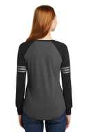 District  ®  Women's Game Long Sleeve V-Neck Tee. DM477