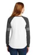 District  ®  Women's Game Long Sleeve V-Neck Tee. DM477
