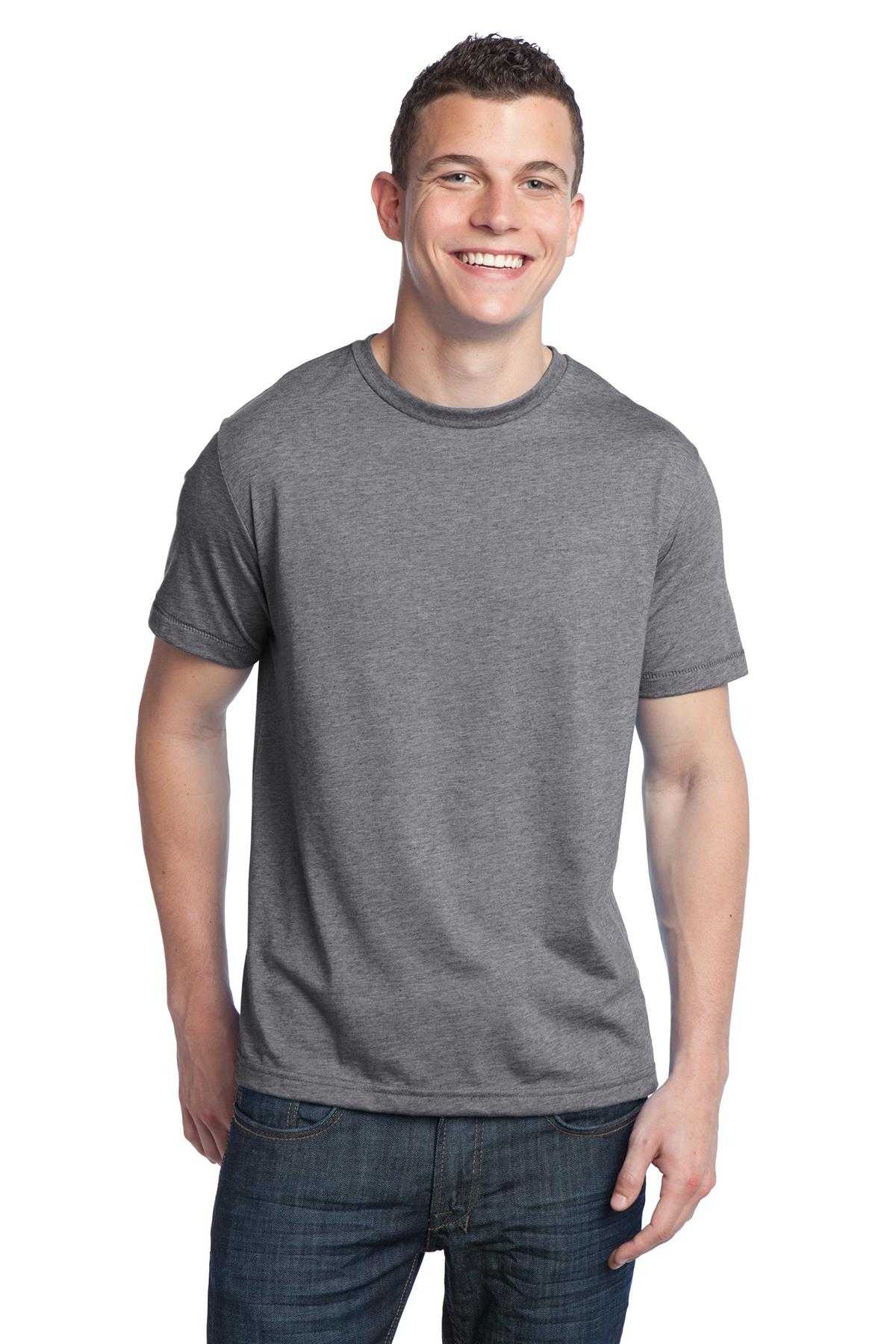 DISCONTINUED  District ®  - Young Mens Tri-Blend Crewneck Tee. DT142