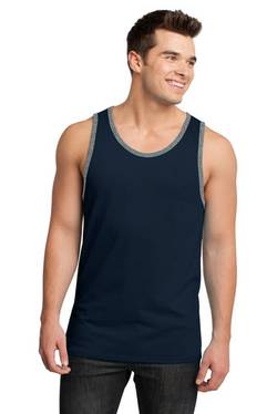 District® Tank Top - Young Men's Cotton Ringer Tank DT1500 District® Tank Top - Young Men's Cotton Ringer Tank DT1500