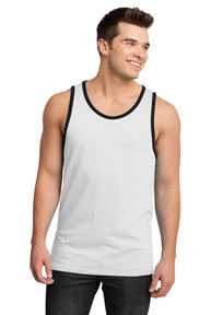 District®  Tank Top - Young Men's Cotton Ringer Tank DT1500