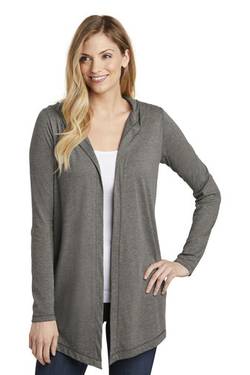 District ® Women's Perfect Tri ® Hooded Cardigan. DT156 District ® Women's Perfect Tri ® Hooded Cardigan. DT156