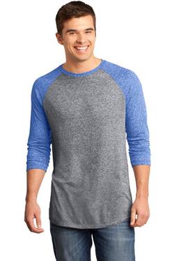 DISCONTINUED District ® - Young Mens Microburn ® 3/4-Sleeve Raglan Tee. DT162 DISCONTINUED District ® - Young Mens Microburn ® 3/4-Sleeve Raglan Tee. DT162