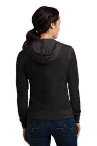 District ®  Women's Fitted Jersey Full-Zip Hoodie. DT2100