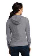 District ®  Women's Fitted Jersey Full-Zip Hoodie. DT2100
