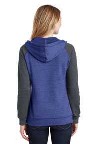 District ®  Women's Lightweight Fleece Raglan Hoodie.  DT296