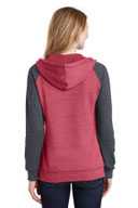 District ®  Women's Lightweight Fleece Raglan Hoodie.  DT296