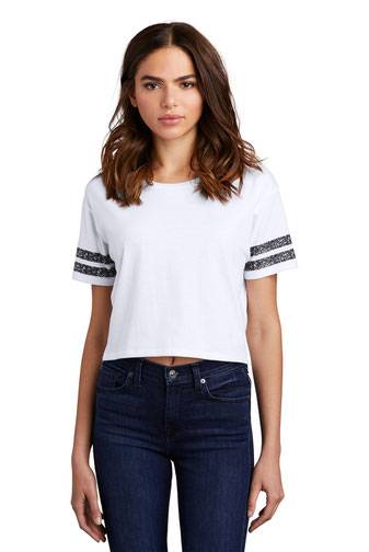 District  ®  Women's Scorecard Crop Tee DT488