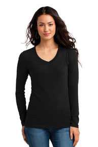DISCONTINUED  District ®  Juniors The Concert Tee ®  Long Sleeve V-Neck. DT5201