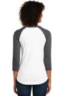 District ®  Women's Fitted Very Important Tee ®  3/4-Sleeve Raglan. DT6211
