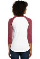 District ®  Women's Fitted Very Important Tee ®  3/4-Sleeve Raglan. DT6211