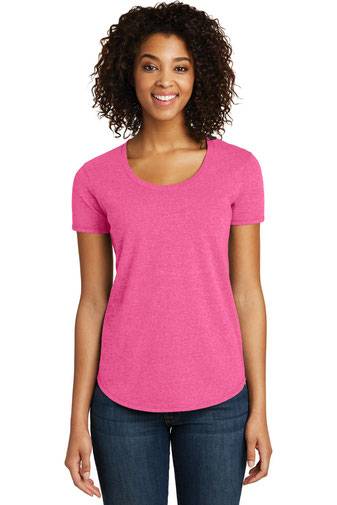 District ®  Women's Fitted Very Important Tee ®  Scoop Neck. DT6401