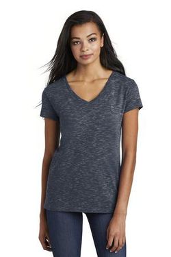 District ® Women's Medal V-Neck Tee. DT664 District ® Women's Medal V-Neck Tee. DT664