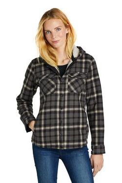 Eddie Bauer ® Ladies Woodland Shirt Jac EB229 Eddie Bauer ® Ladies Woodland Shirt Jac EB229