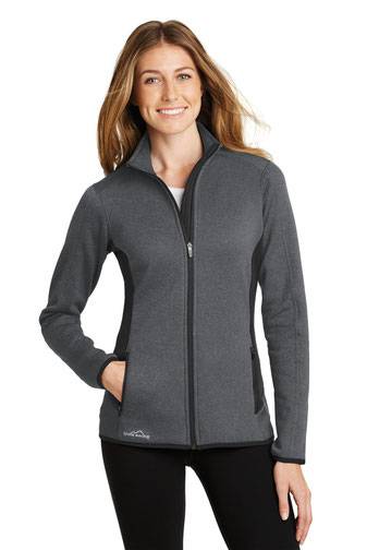 Eddie Bauer ®  Ladies Full-Zip Heather Stretch Fleece Jacket. EB239