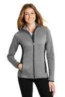 Eddie Bauer ®  Ladies Full-Zip Heather Stretch Fleece Jacket. EB239