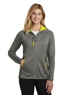 Eddie Bauer  ®  Ladies Sport Hooded Full-Zip Fleece Jacket. EB245 Eddie Bauer  ®  Ladies Sport Hooded Full-Zip Fleece Jacket. EB245