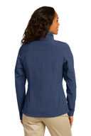 Eddie Bauer ®  Ladies Shaded Crosshatch Soft Shell Jacket. EB533