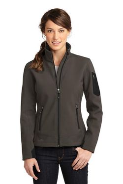 Eddie Bauer ® Ladies Rugged Ripstop Soft Shell Jacket. EB535 Eddie Bauer ® Ladies Rugged Ripstop Soft Shell Jacket. EB535