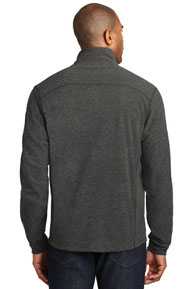 Port Authority Heather Microfleece Full-Zip Jacket. F235