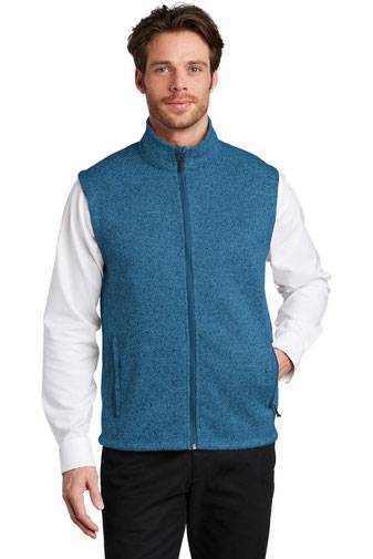 Port Authority Sweater Fleece Vest F236 Port Authority Sweater Fleece Vest F236