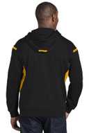 Sport-Tek ®  Tech Fleece Colorblock Hooded Sweatshirt. F246