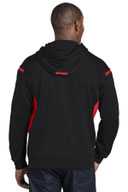 Sport-Tek ®  Tech Fleece Colorblock Hooded Sweatshirt. F246