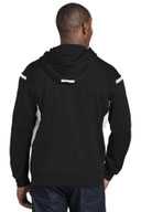 Sport-Tek ®  Tech Fleece Colorblock Hooded Sweatshirt. F246