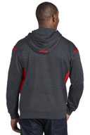 Sport-Tek ®  Tech Fleece Colorblock Hooded Sweatshirt. F246