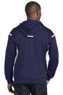 Sport-Tek ®  Tech Fleece Colorblock Hooded Sweatshirt. F246
