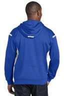 Sport-Tek ®  Tech Fleece Colorblock Hooded Sweatshirt. F246