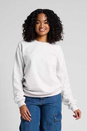 Jerzees Ultimate &#153;  Unisex CVC Ring Spun Crewneck Sweatshirt IC48M