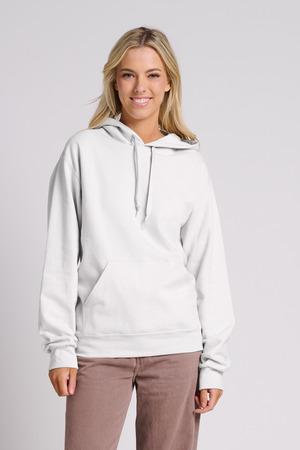 Jerzees Ultimate &#153;  Unisex CVC Ring Spun Hooded Sweatshirt IC49M