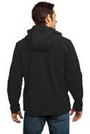 Port Authority Textured Hooded Soft Shell Jacket. J706