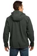 Port Authority Textured Hooded Soft Shell Jacket. J706