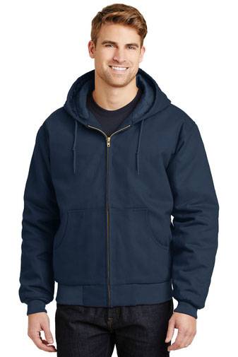 CornerStone ®  - Duck Cloth Hooded Work Jacket.  J763H