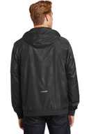 Sport-Tek ®  Embossed Hooded Wind Jacket. JST53
