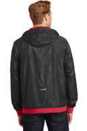 Sport-Tek ®  Embossed Hooded Wind Jacket. JST53