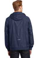 Sport-Tek ®  Embossed Hooded Wind Jacket. JST53